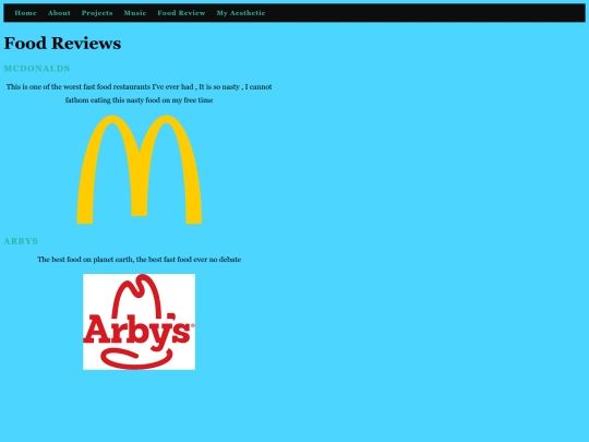 FoodReview screenshot