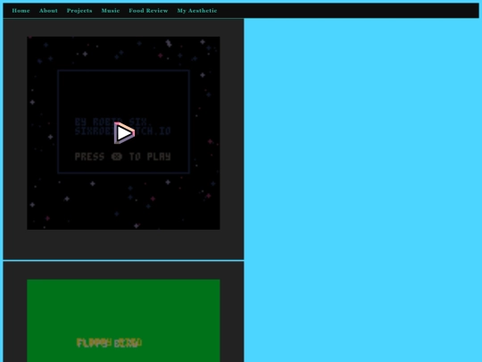 projects screenshot