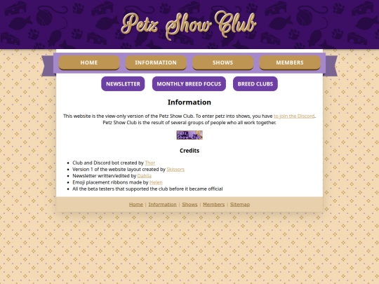 PetzShowClub/info screenshot