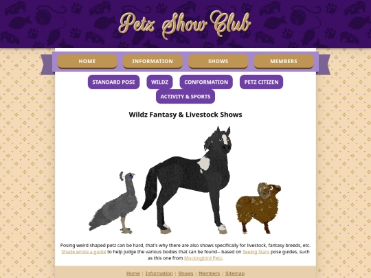 PetzShowClub/shows/wildz screenshot