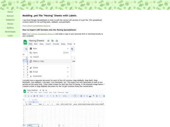 downloadz/hexingsheets screenshot