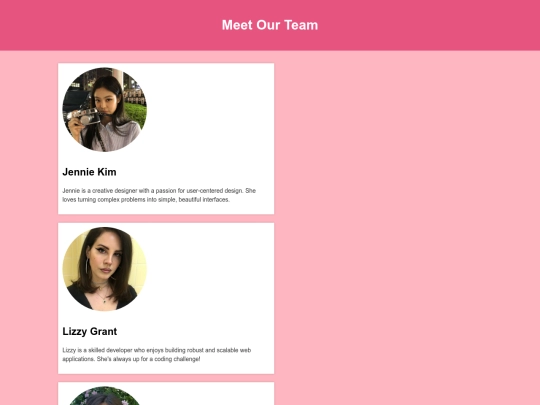 staffpage screenshot