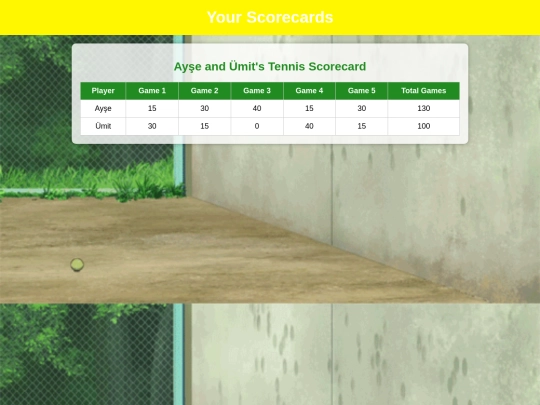 tennis screenshot
