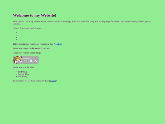 index screenshot