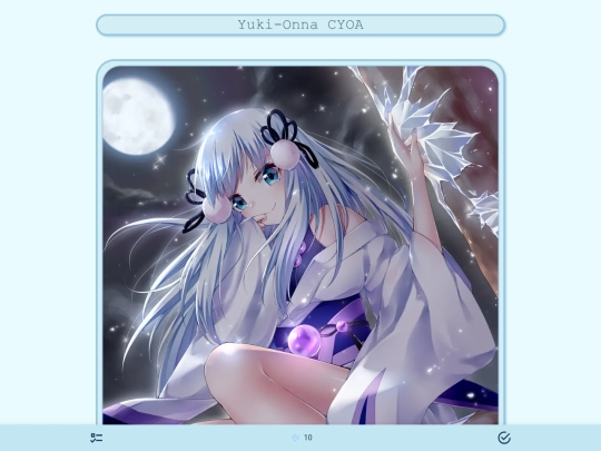 CYOAs/Yuki-onna screenshot
