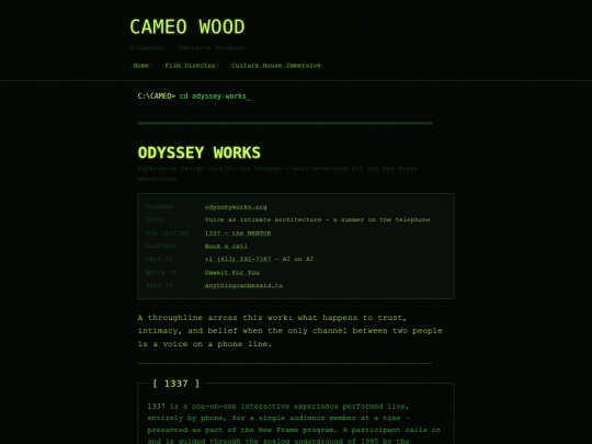 odyssey-works screenshot