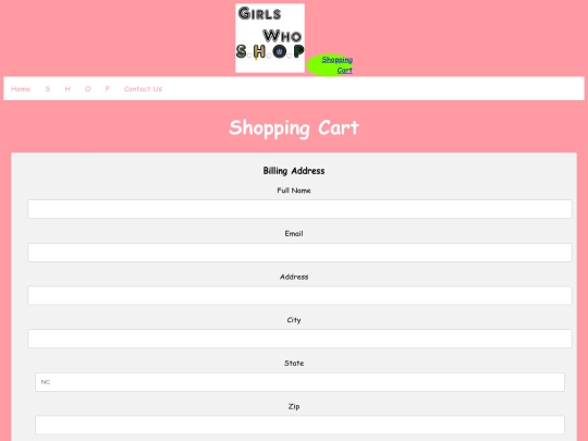 cart screenshot