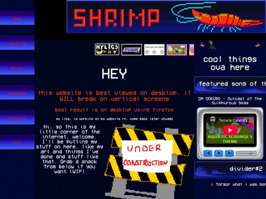 homepage screenshot