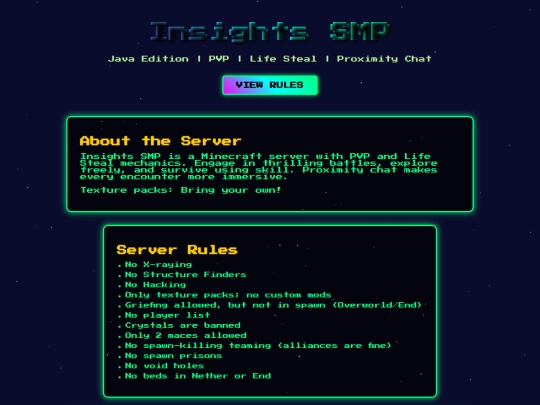 InsightsSMP screenshot