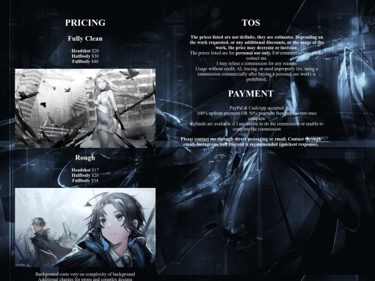 commissions screenshot
