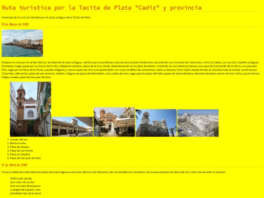 viaje/bicicleta screenshot