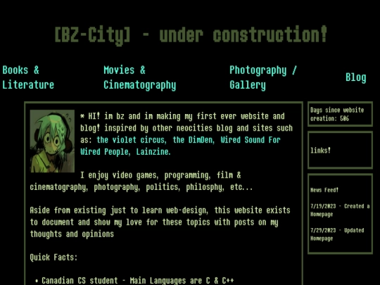 index screenshot