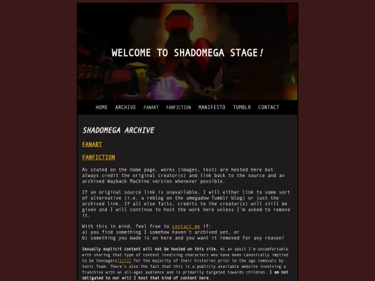 archive screenshot