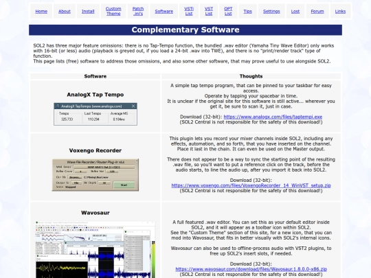 software screenshot
