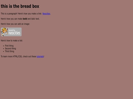 index screenshot