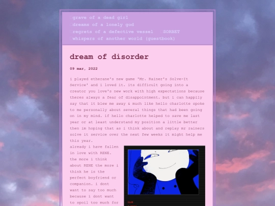 posts/2022-03-09-dream-of-disorder screenshot