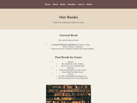books screenshot