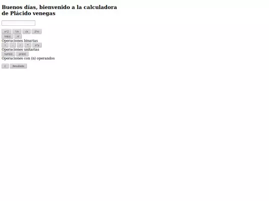 calculadora screenshot
