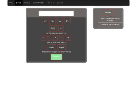 calculadora screenshot