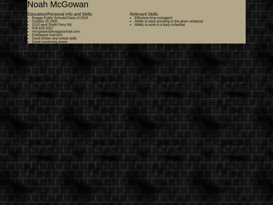 resume screenshot