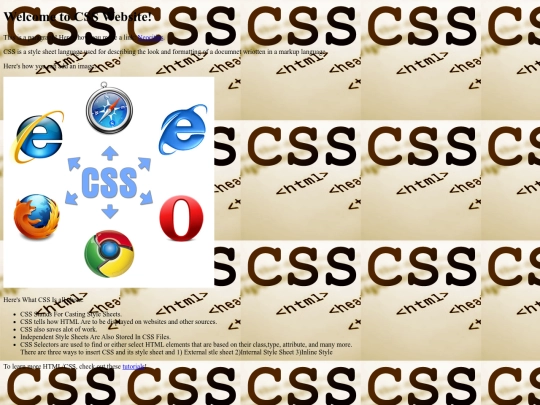 CSS screenshot