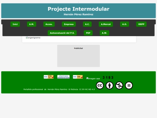 organigrama screenshot