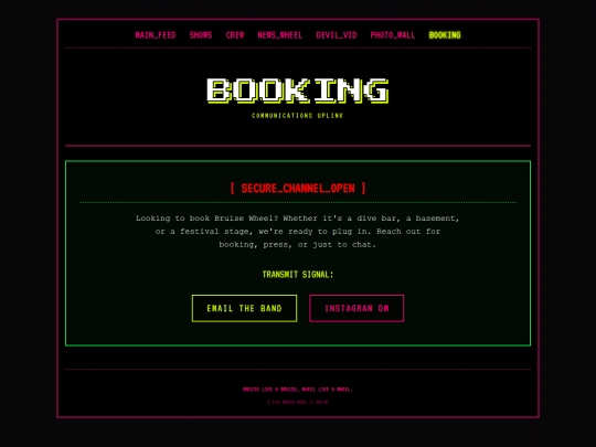 booking screenshot