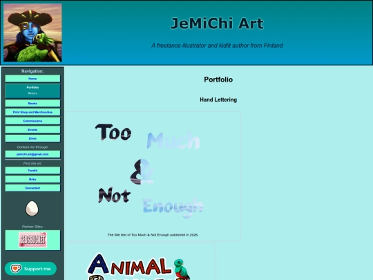 portfolio_letters screenshot