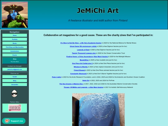 zines screenshot