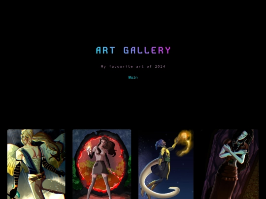 artgallery/index gallery screenshot