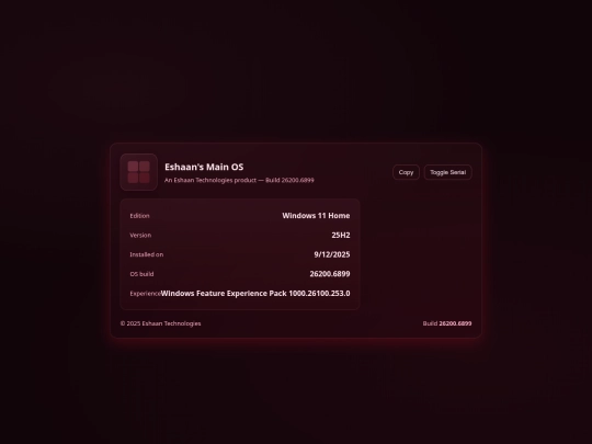 index screenshot