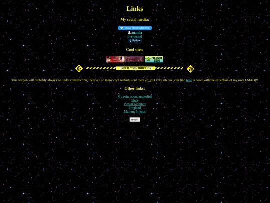 links screenshot
