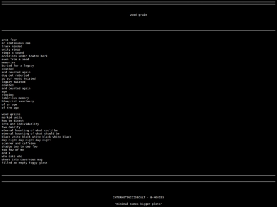lanternblightzine/internetsuicidecult/internetsuicidecult review screenshot