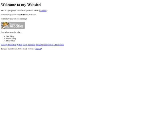 index screenshot