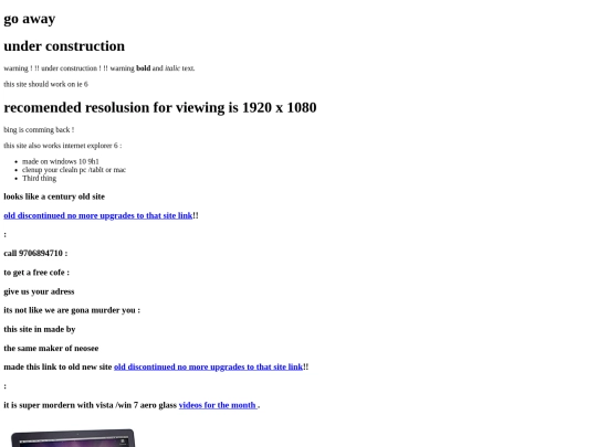 index screenshot