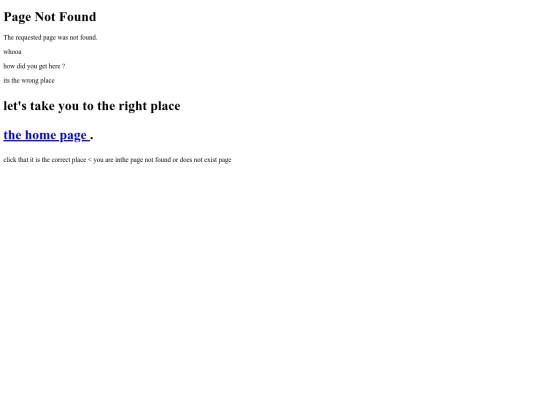 not_found screenshot