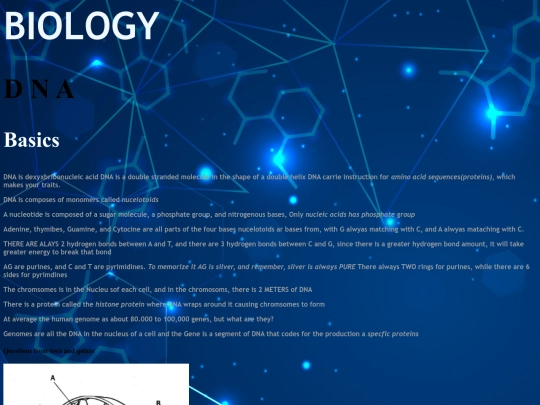 Biology screenshot