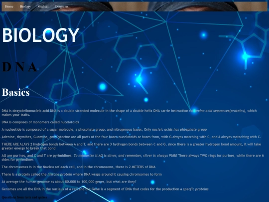 Semester 1 Final Project(Senuka)/Biology screenshot