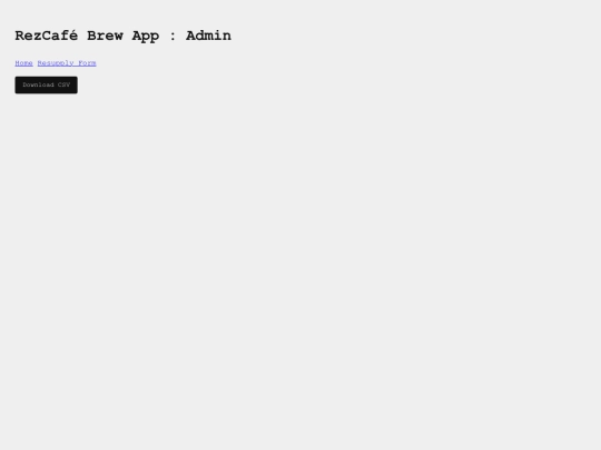 admin screenshot