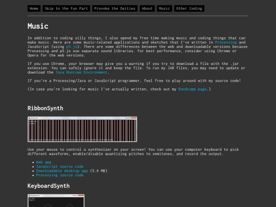 music screenshot