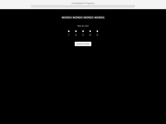 survey screenshot