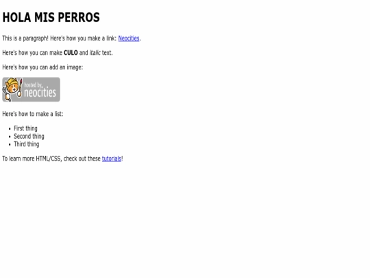 index screenshot