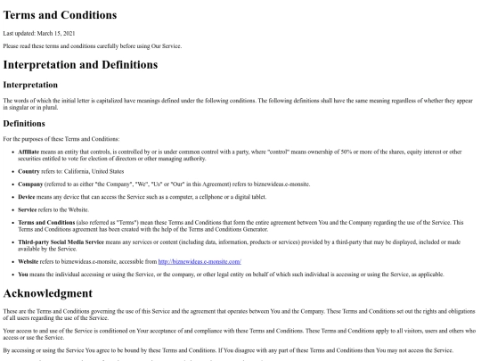 Term screenshot