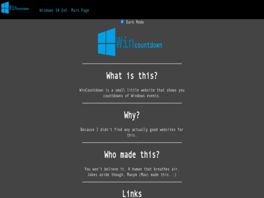 index screenshot