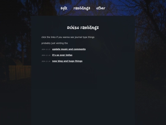 ramblings/page/1 screenshot