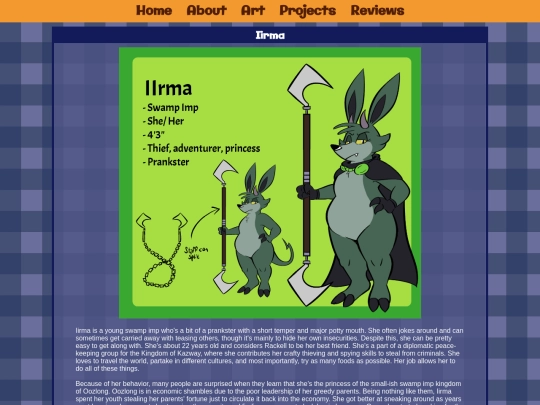 art/characters/iirma screenshot