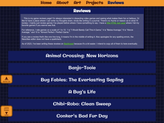 reviews screenshot