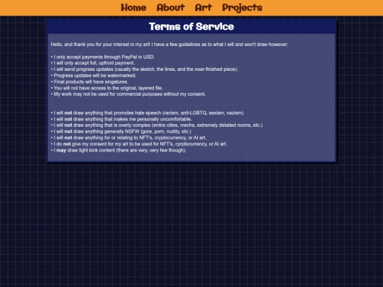 tos screenshot