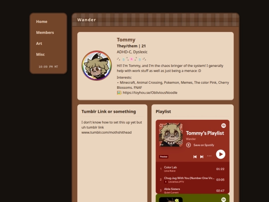 members/tommy screenshot