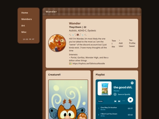 members/wander screenshot
